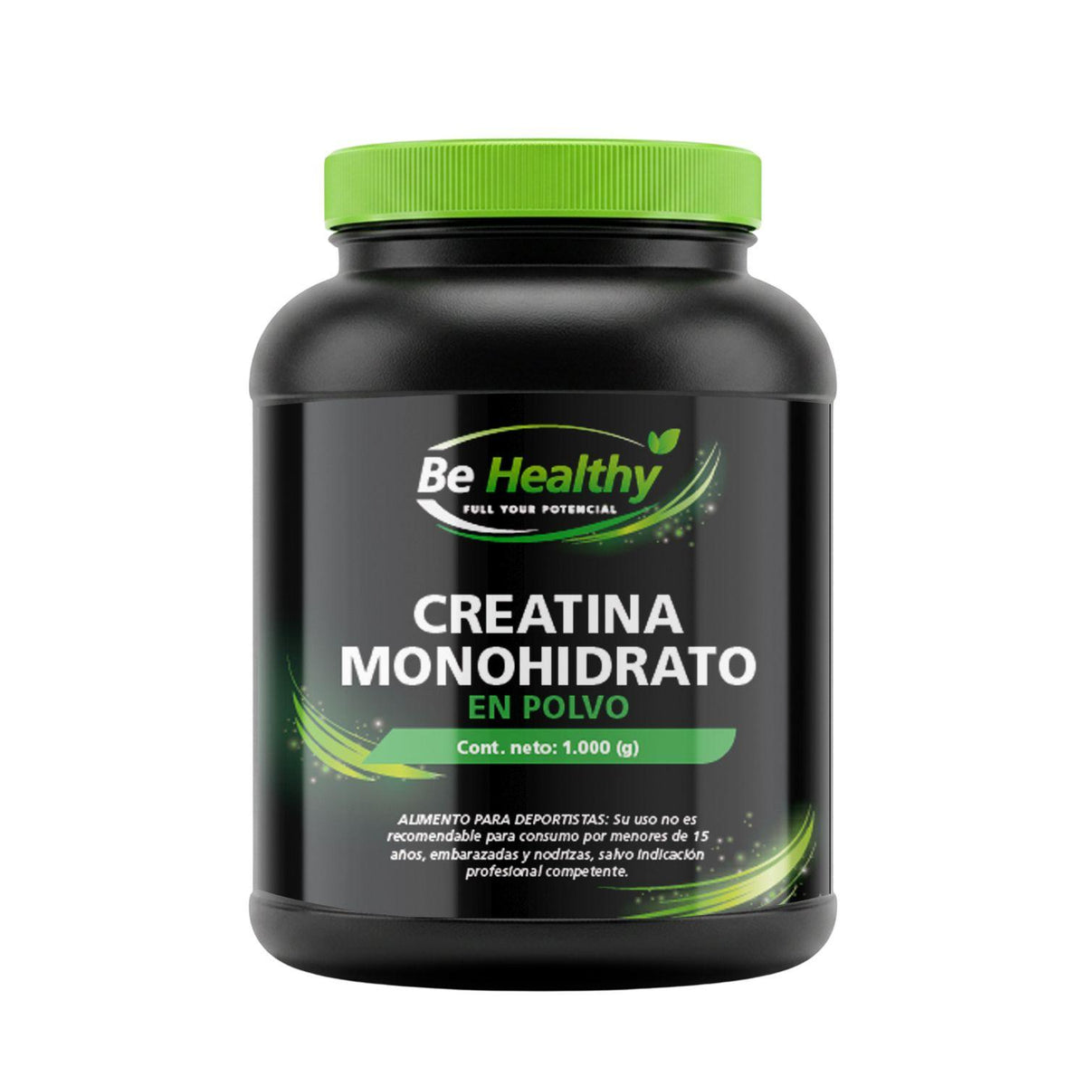 Creatina Monohidrato Be Healthy 1 kg Sin Sabor