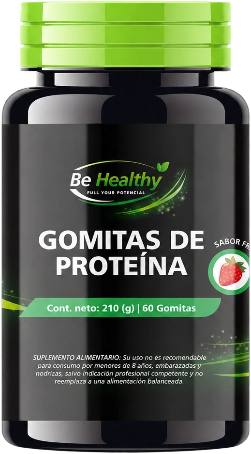 Proteína En Gomitas Be Healthy 60 Unidades · Frutilla