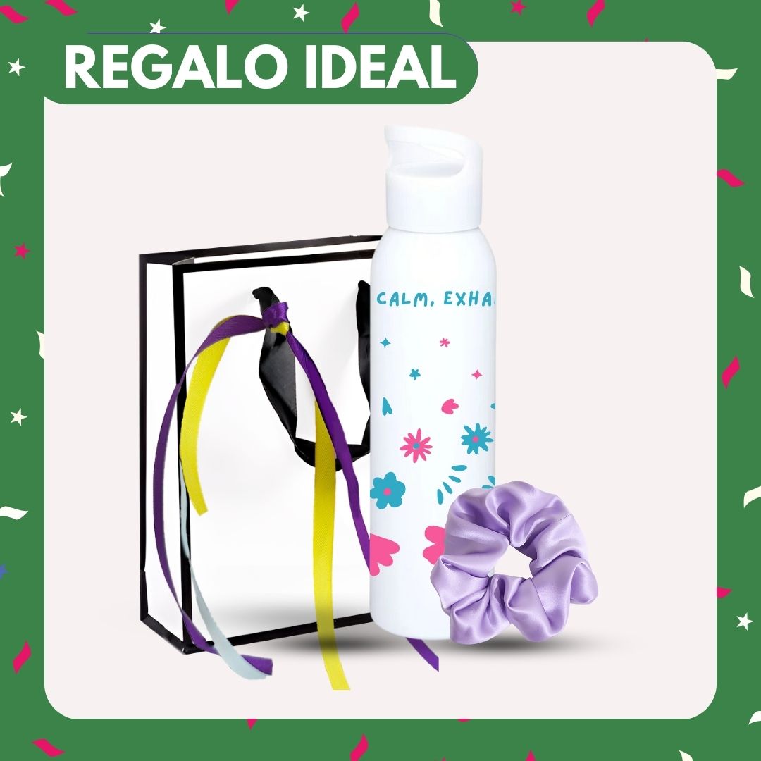 Regalo: botella behealthy + scrunchie