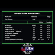 Creatina Monohidrato Be Healthy 1 kg Sin Sabor