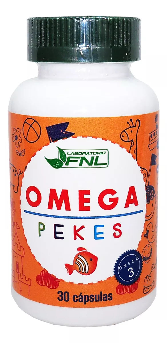 Omega 3 Pekes Fnl Para Niños Fish Oil DHA-EPA