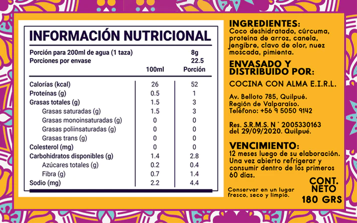 Golden Milk Tradicional 180gr