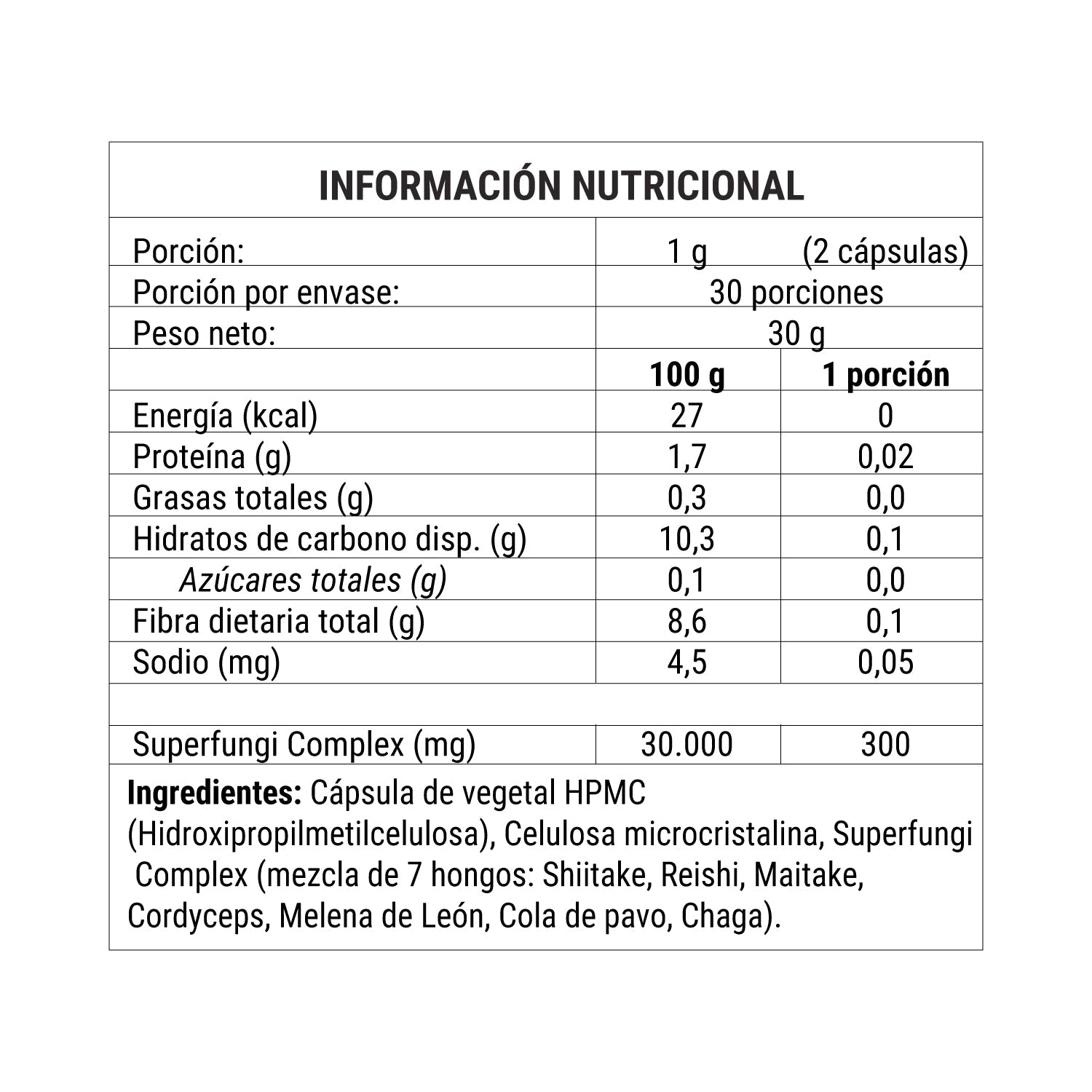 Fungi Complex - 1 Mes