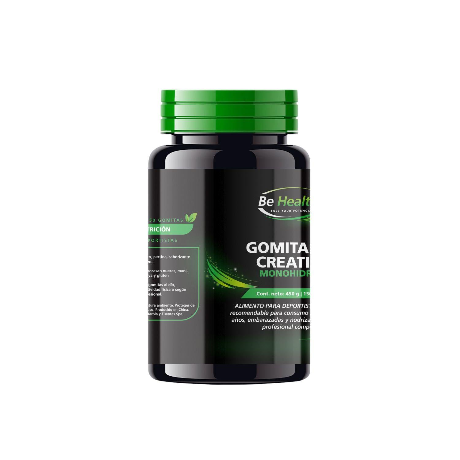 Creatina En Gomitas Monohidratada 150 Unidades Be Healthy