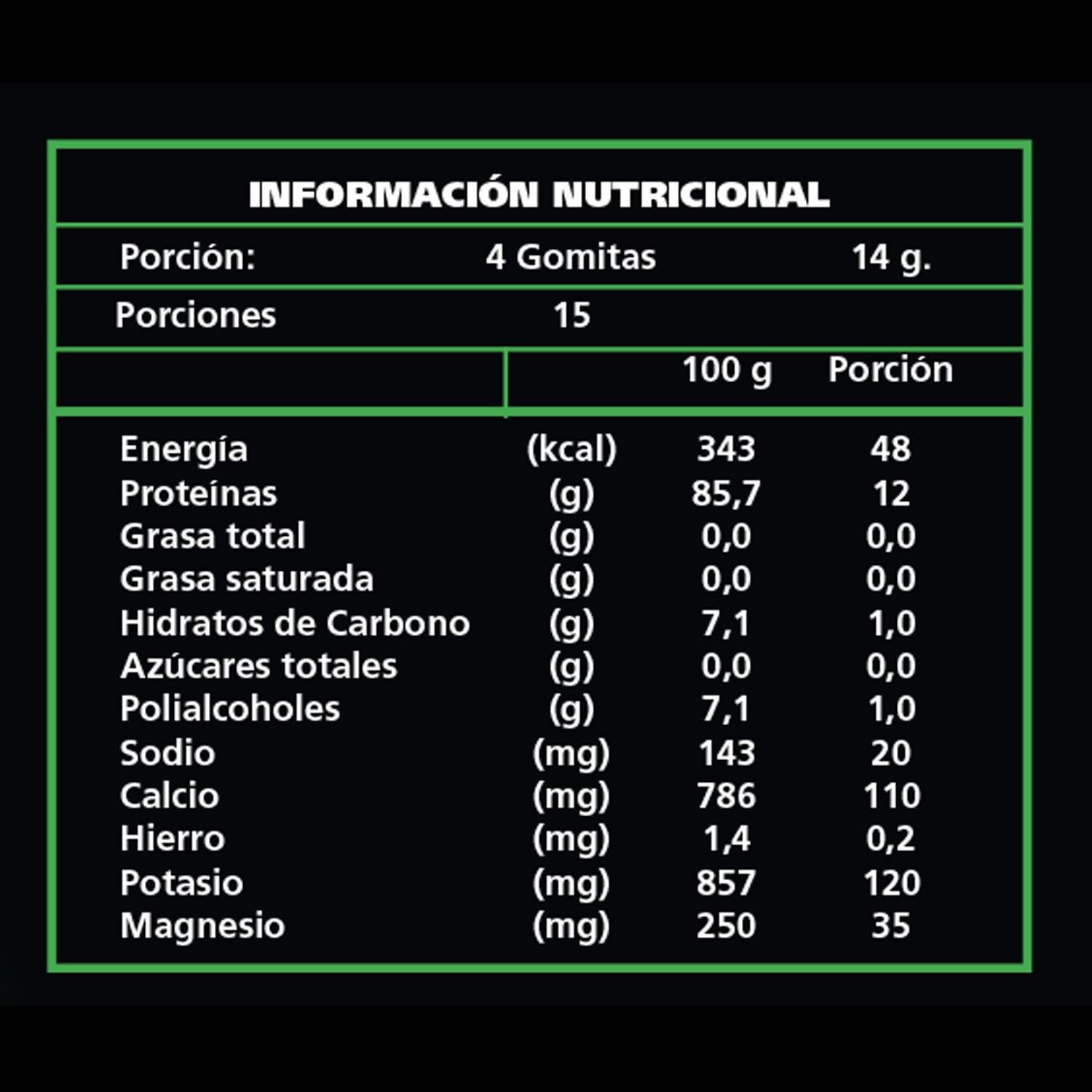 Proteína  En Gomitas 60 Unidades Be Healthy