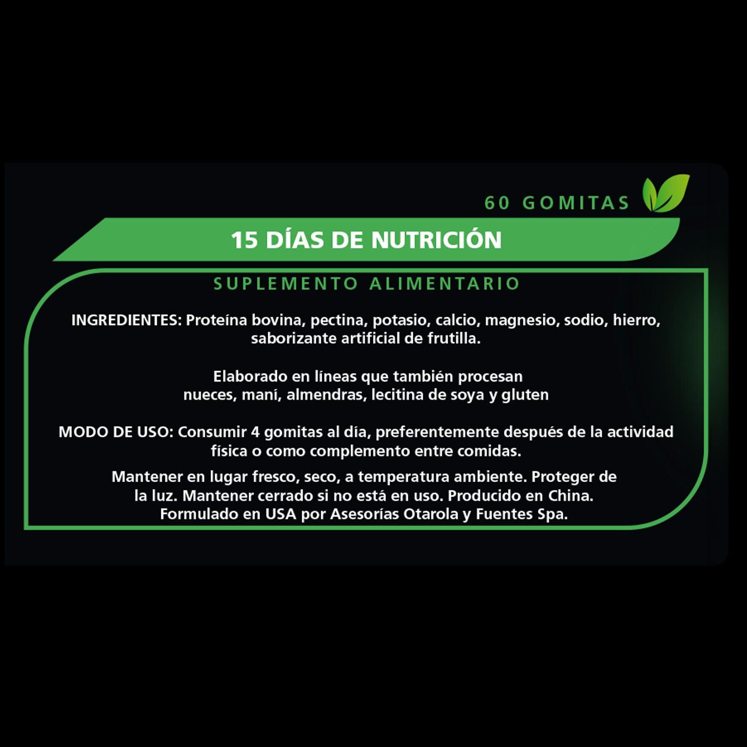 Proteína  En Gomitas 60 Unidades Be Healthy