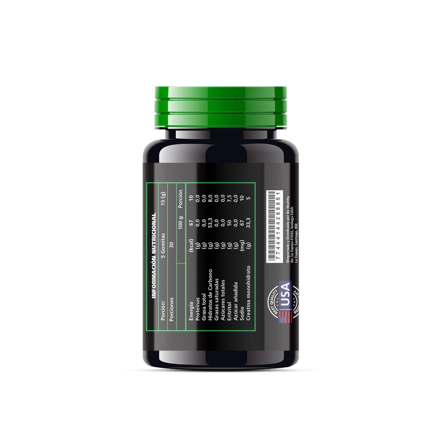 Creatina En Gomitas Monohidratada 150 Unidades Be Healthy