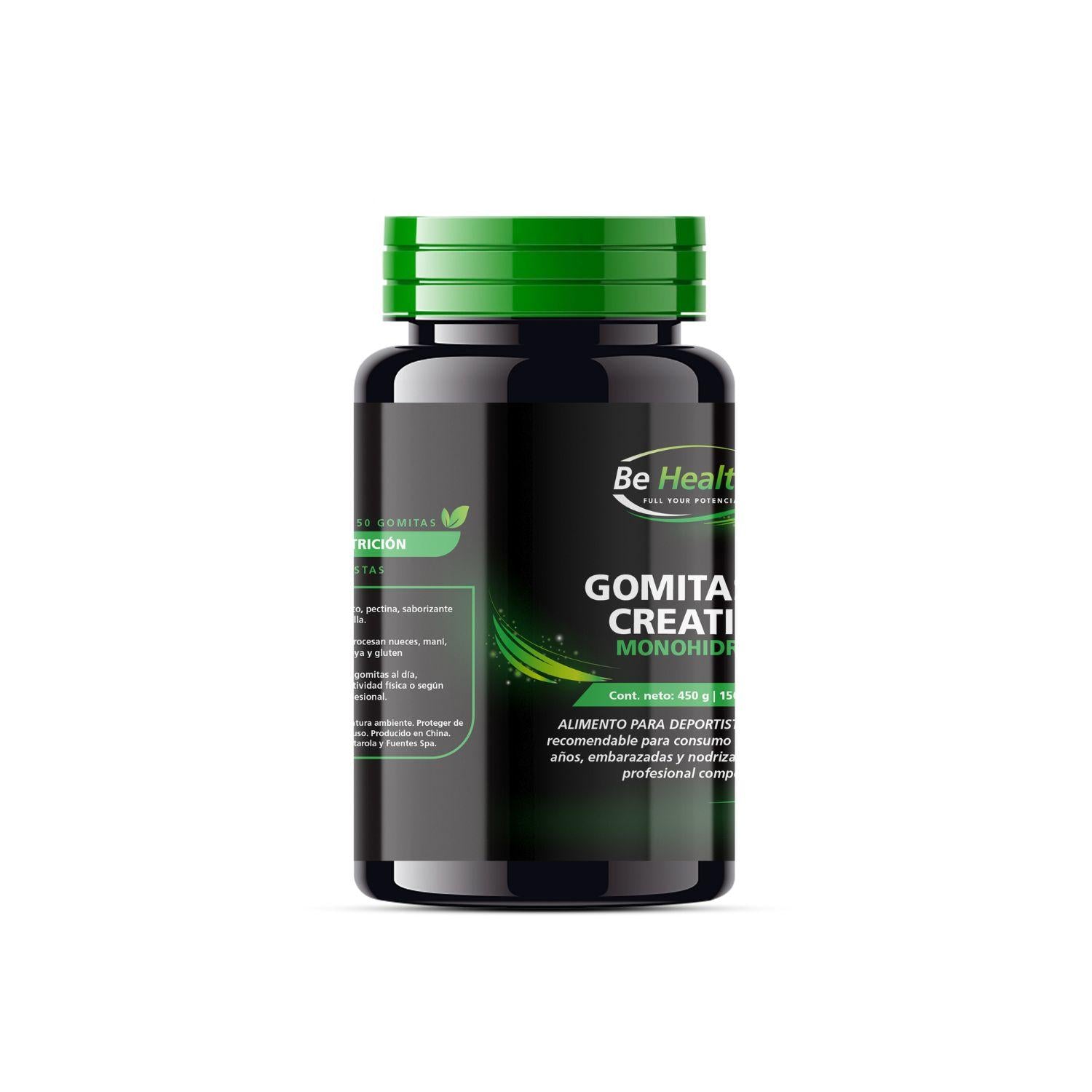 Creatina En Gomitas Monohidratada 150 Unidades Be Healthy