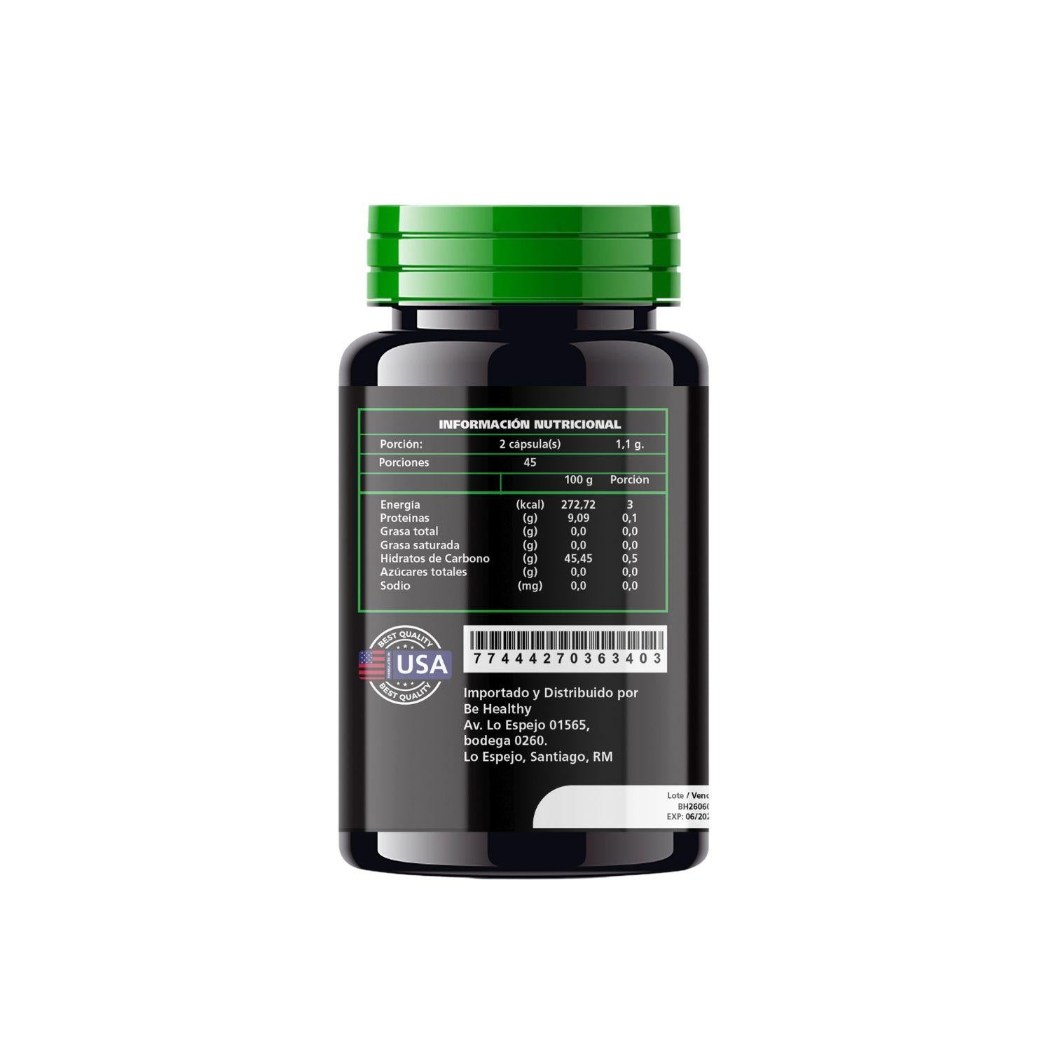 Cúrcuma + Pimienta Negra 90 Cápsulas Be Healthy