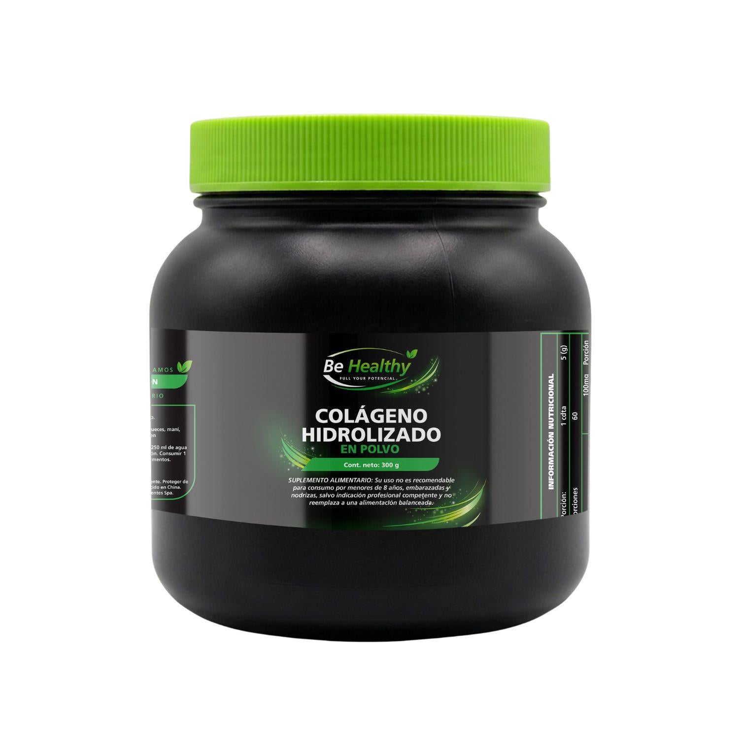 Colágeno hidrolizado En Polvo 300 Gramos Be Healthy