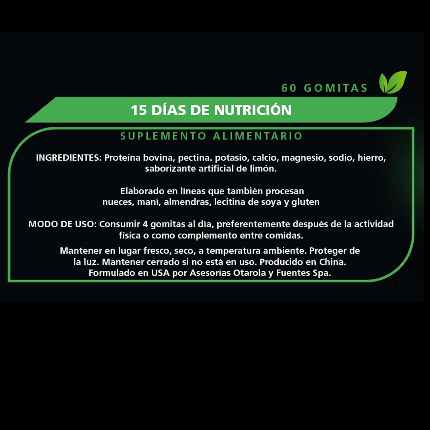 Proteína  En Gomitas 60 Unidades Be Healthy