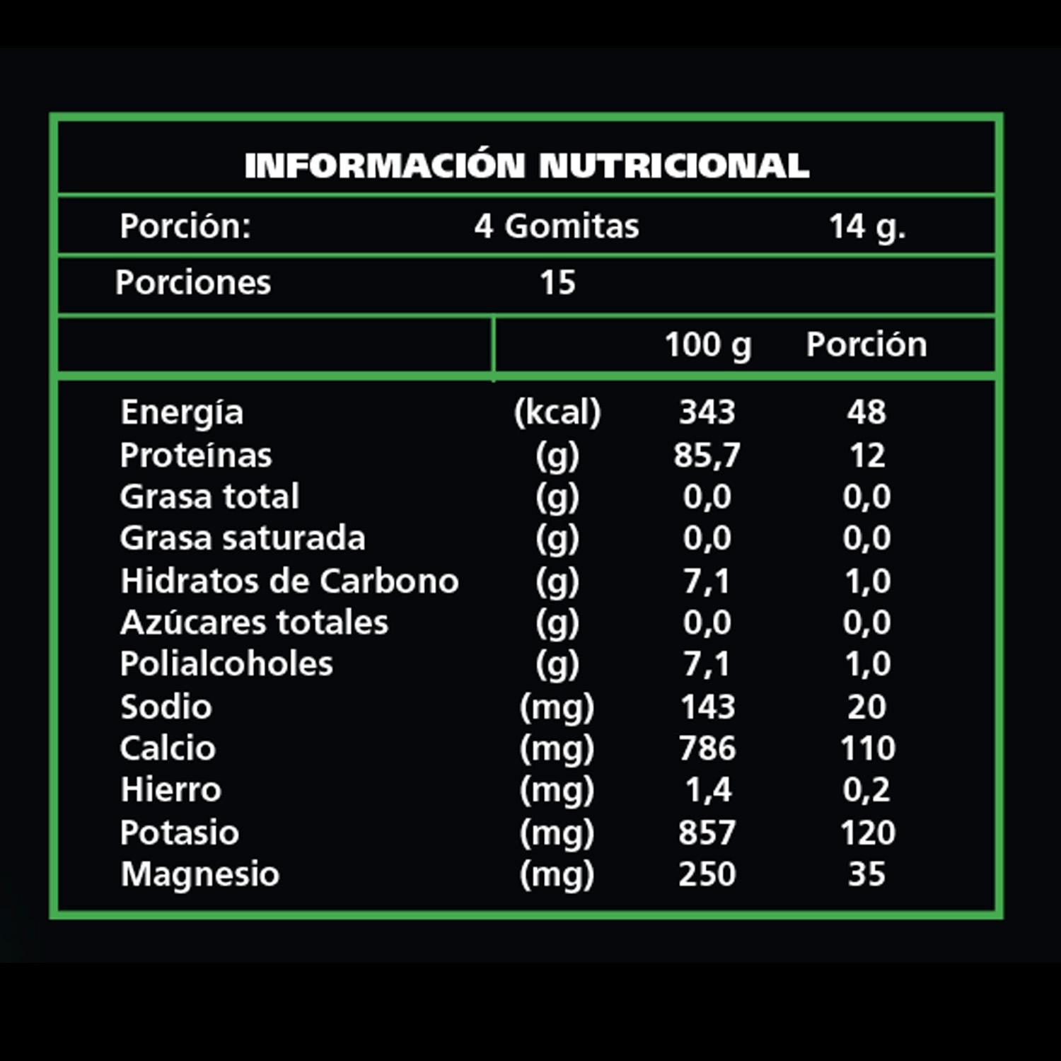 Proteína  En Gomitas 60 Unidades Be Healthy