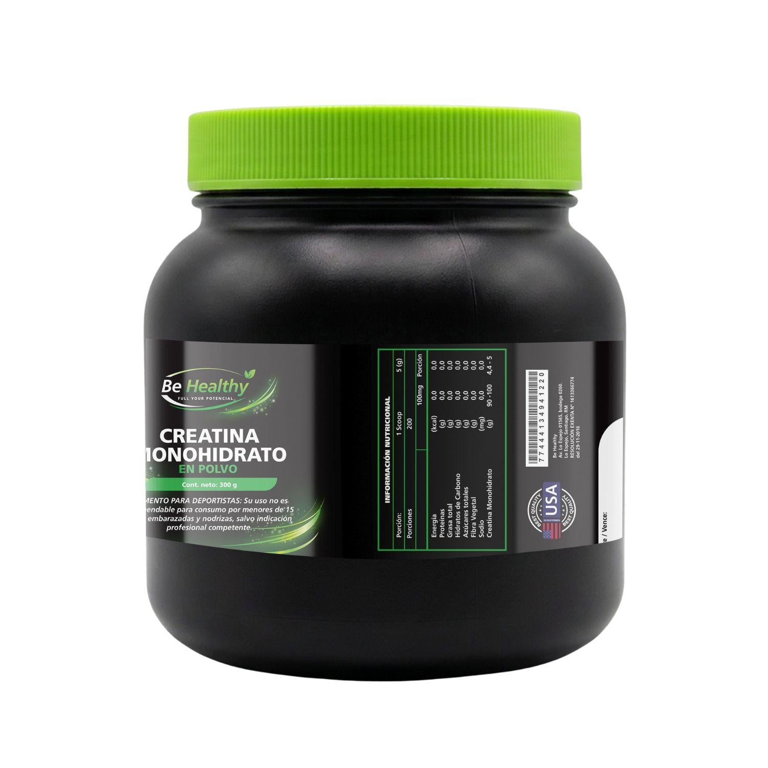 Creatina Monohidrato En Polvo 300gr