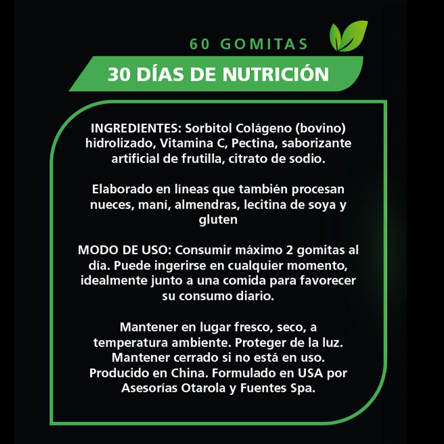 Colágeno hidrolizado En Gomitas 60 Unidades Be Healthy