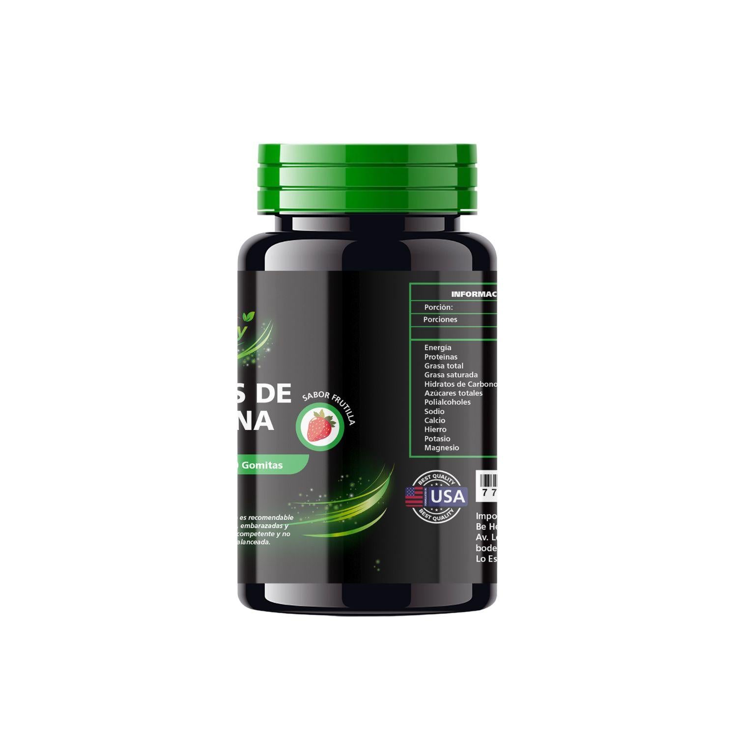 Proteína  En Gomitas 60 Unidades Be Healthy