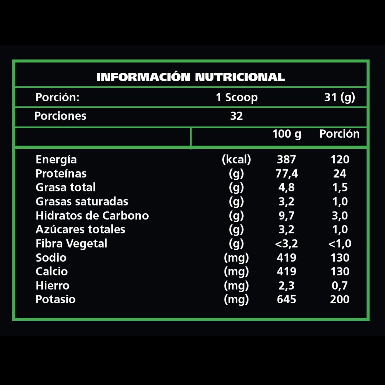 Proteína En Polvo Sabores  992 gramos Be Healthy