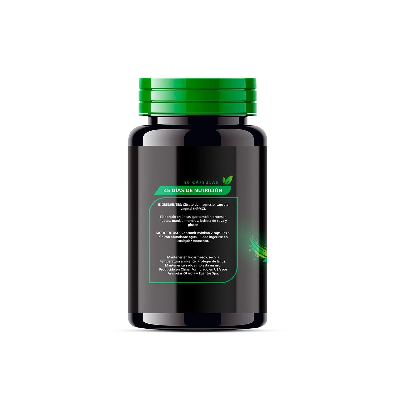 Citrato De Magnesio 90 Cápsulas Be Healthy